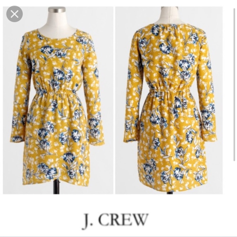 Jcrew Spring Floral Print Dress